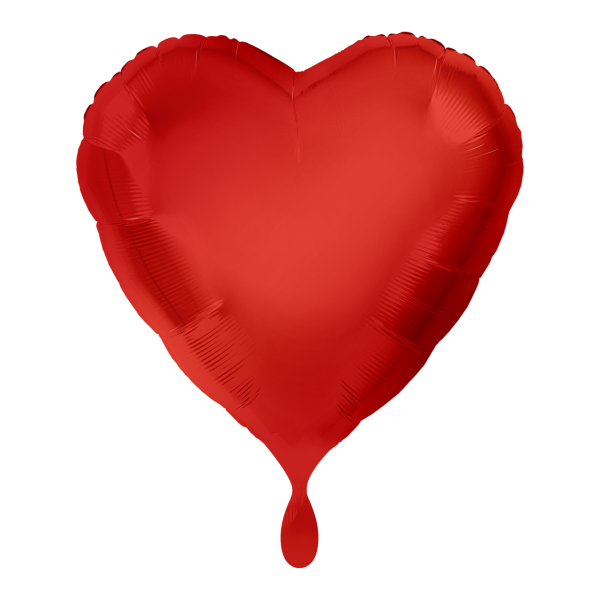 Folienballon Herz Rot